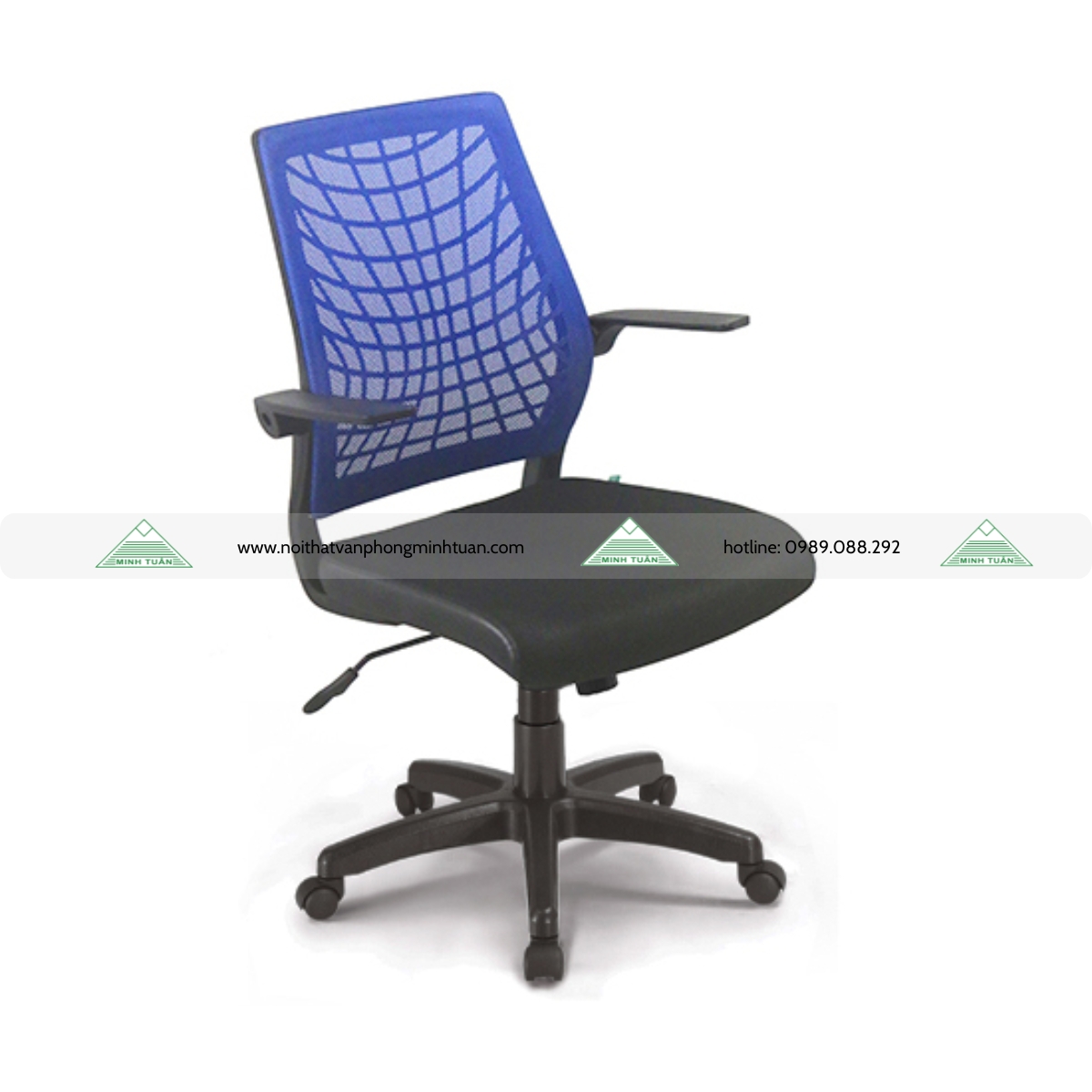 Ghế Xoay Đệm Lưới Chân Nhựa GX236-N
