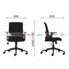 Ghế Lưới Xoay Văn Phòng Cao Cấp M1086-01