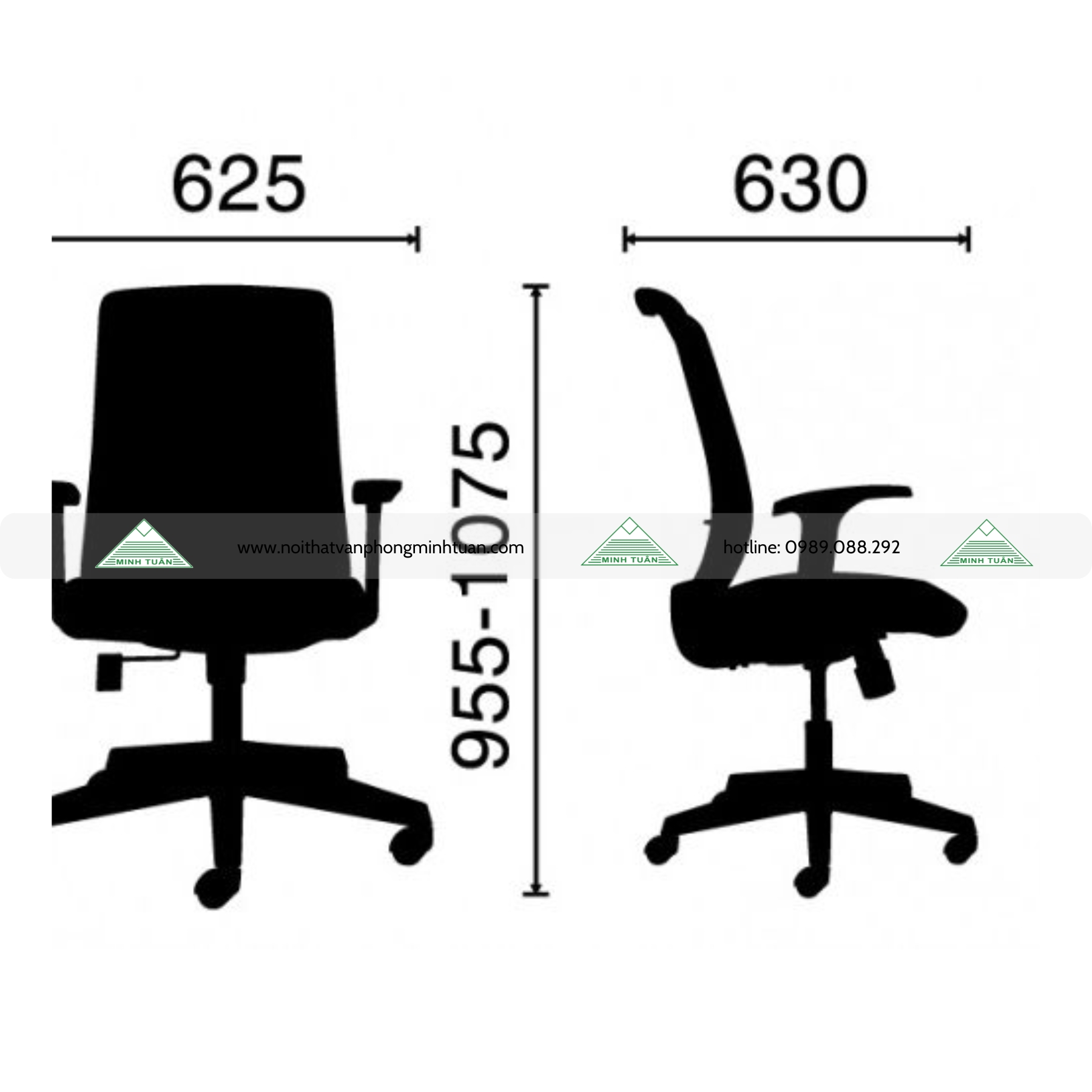 Ghế Lưới Xoay Văn Phòng Mandy D-02