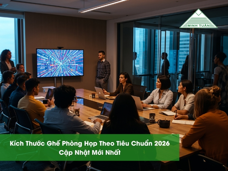 Kích Thước Ghế Phòng Họp Theo Tiêu Chuẩn 2026 – Cập Nhật Mới Nhất