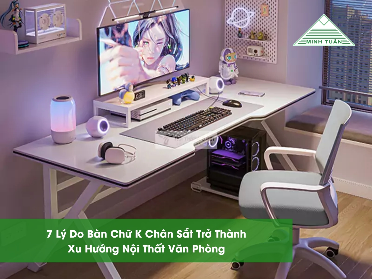 7 Lý Do Bàn Chữ K Chân Sắt Trở Thành Xu Hướng Nội Thất Văn Phòng